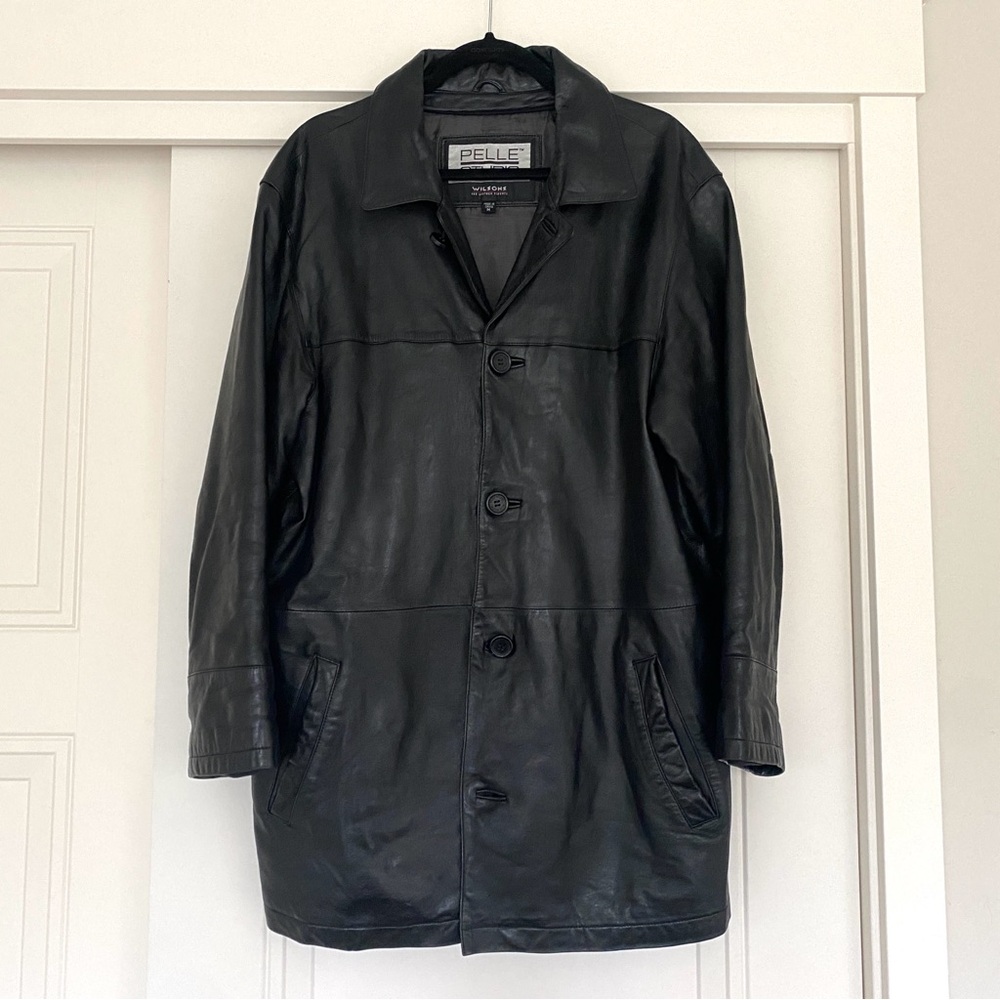Vintage Pelle Studios/Wilson’s oversized leather jacket